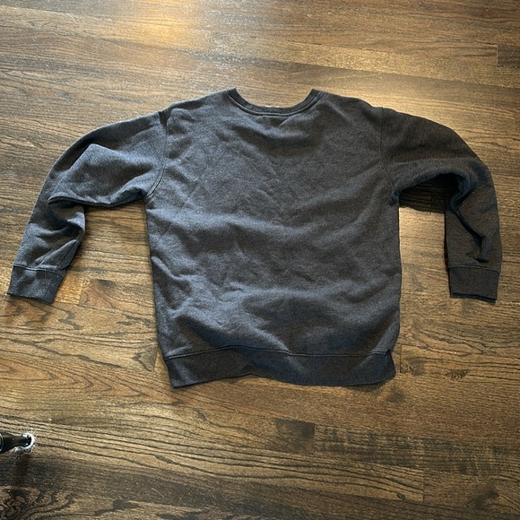 Victorias Secret Gray Sweatshirt Plaid Red Letters Medium M EUC - Picture 7 of 7